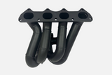 B Series Turbo Kit Ceramic Coated Top Mount Manifold Down Pipe Backdoor Intercooler 6262 3582 T3 44mm