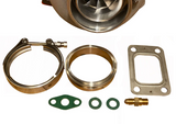 B Series Turbo Kit Ceramic Coated Top Mount Manifold 3” Down Pipe Backdoor Intercooler 6262 3582 T3 44mm