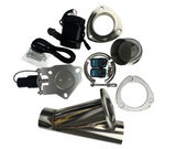 Electric Exhaust Catback Downpipe Cutout E-Cut Out Valve System Kit Remote 63mm 76mm
