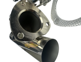 Electric Exhaust Catback Downpipe Cutout E-Cut Out Valve System Kit Remote 63mm 76mm