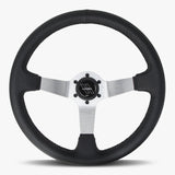 The Classic | Black Leather | Silver Spoke | Black Stitch