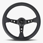 The Daytona | Black Leather | Black Spoke | Black Stitch