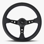 The Daytona | Black Leather | Black Spoke | Bavarian Stitch