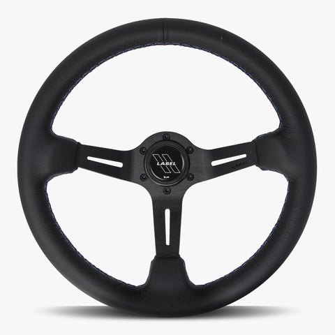 The Le Mans | Black Leather | Black Spoke | Bavarian Stitch