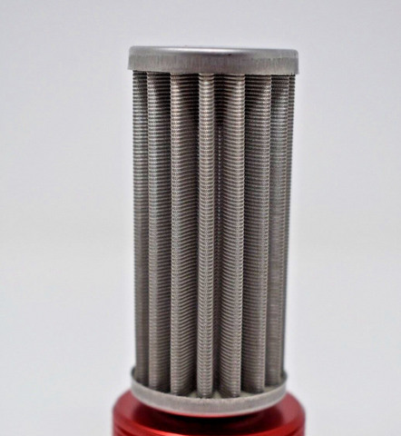Universal Racing In-Line Fuel Filter 40 Micron For Addco Style