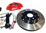 JSR Brake Kit 9.5" Spindle Front Drilled Slotted Rotor Caliper 88-00 Honda Civic