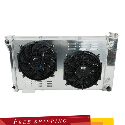 3 Row Radiator+Shroud+Fan Kit For 1967-1972 Chevy/GMC C/K Series Pickup Truck