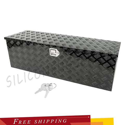 48" X-Large Aluminum Tool Box Pickup Truck Storage Underbody Trailer Flat Bed