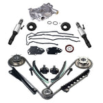 Timing Chain Oil Pump Kit+Cam Phasers+Gasket+Solenoid For 04-08 Ford Lincoln 5.4