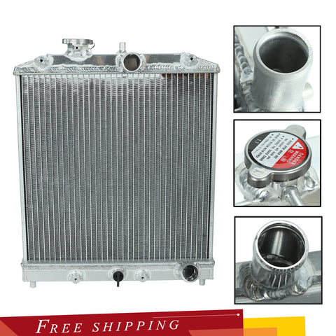 Aluminum Performance 26mm Radiator Manual For 92-00 Civic Del Sol 94-01 Integra