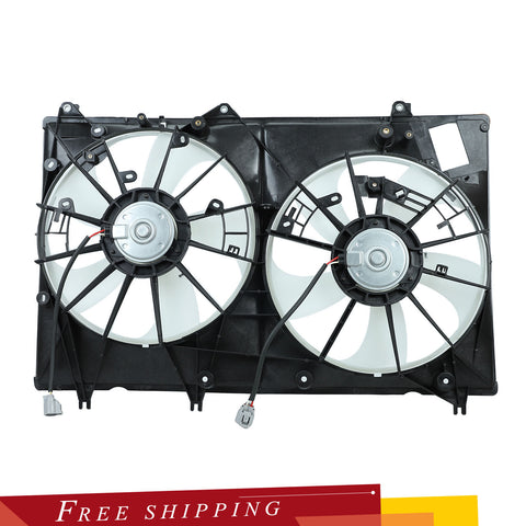 Dual Radiator Condenser Cooling Fan 2008-2013 FOR Toyota Highlander V6 674-50397