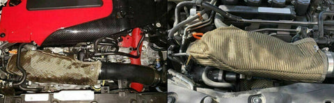 For 16+ Honda Civic 1.5T Inlet Pipe Turbo Blanket Intake Heat Thermal Titanium