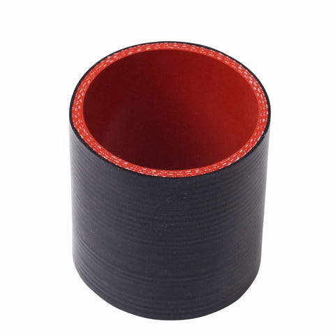 2.5" Silicone Straight Hose Coupler Turbo Silicon Black tube 2 1/2 inch in