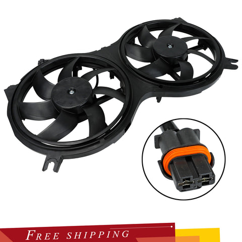 For 2013-19 Pathfinder Infiniti JX35 QX60 AC Radiator Dual Cooling Fan Assembly