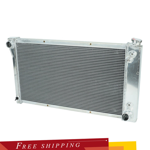 FIT Chevy GMC C/K Series Pickup Truck 1967-1972 Aluminum Cooling Radiator 3 Row