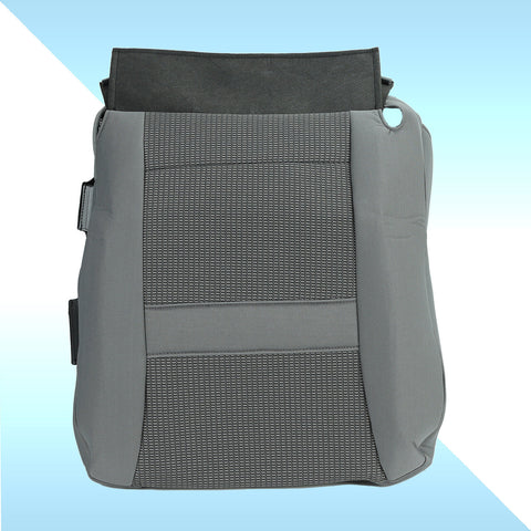 For 2007-2008 Dodge Ram 1500 Gray Front Driver Bottom Side Seat Cover Soft Cloth