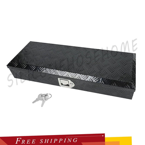 35"X13"X6.4" Aluminum Heavy Duty Pickup Truck Bed Storage Tool Box w/ Lock & Key