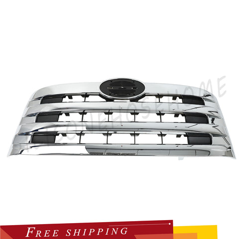 Front Chrome Horizontal Billet Main Grille For 2011-2016 Hino 238 268 338