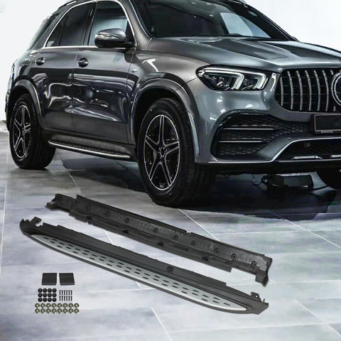 Running Boards For Mercedes Benz GLE W166 ML350 2012-2018 Side Steps Nerf Bars