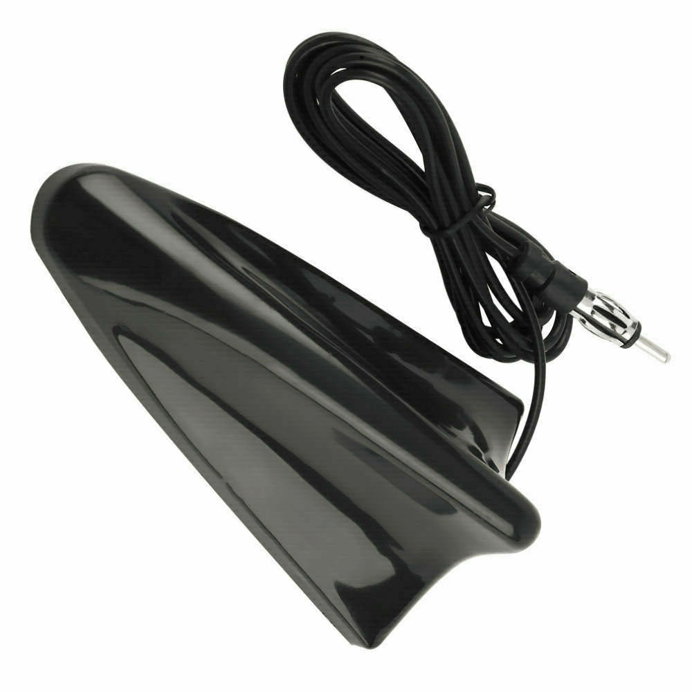 Universal AM/FM Shark Fin Radio Antenna Stereo Signal Aerial w/Wire fo ...