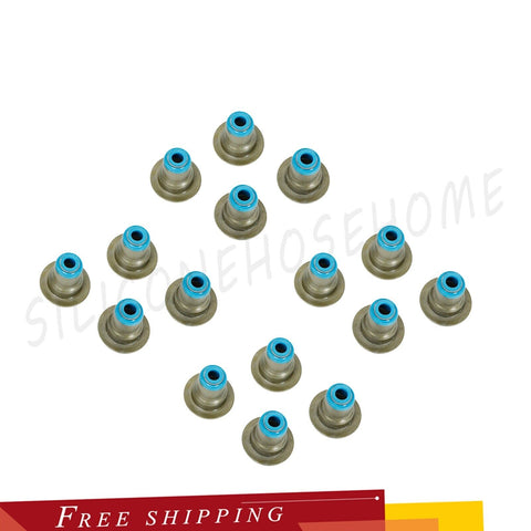SET(16) VALVE SEALS FOR 01+ GM 4.8 5.3 6.0 6.2L Silverado Savana Yukon Sierra