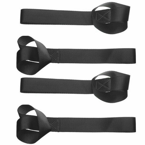 4Pcs Soft Loop Heavy Duty Tie Down Straps Fits Motorcycle ATV UTV Snowmobile