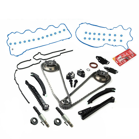 Timing Chain Kit + Cam Phasers+VVT Valves For 2004-2008 2009 Ford F-150 5.4L V8