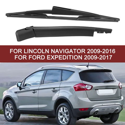 Rear Black Windshield Wiper Arm w/Blade Fit 09-15 Ford Expedition Navigator 5.4L