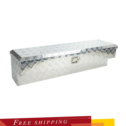60"X12.5"X14" Heavy Duty Bed Truck Pickup Storage Tool box Lock Trailer Tongue