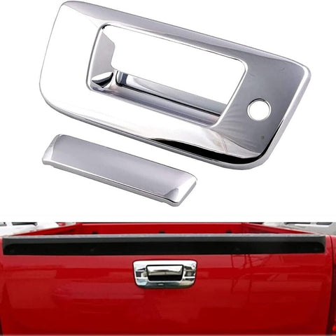 Chrome Tailgate Handle Cover fit 07-14 Chevrolet Silverado 1500 GMC Sierra