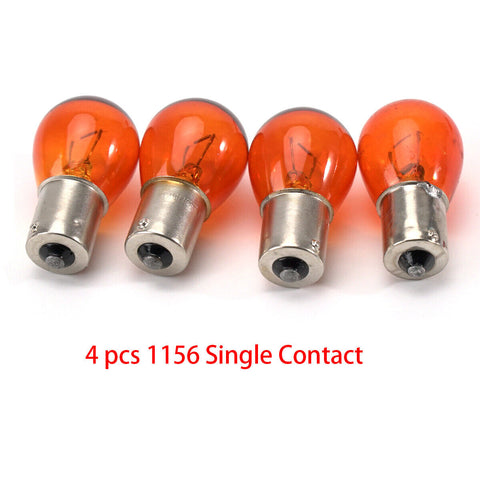 4x Turn Signal Light Bulbs For Harley Davidson Electra Glide Road Glide Heritage