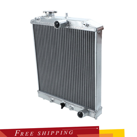 For 1992-2000 Honda Civic Del Sol EG/EH/EJ/EM/DC Racing Radiator 2 Row Aluminum