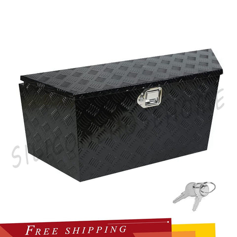 39"X15.5"X12" Aluminum 5 Bar Trailer Tongue Box Pickup Truck Tool Box Storage