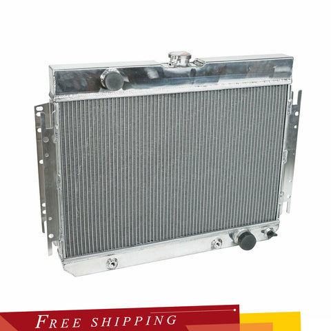 For 1963-1968 Chevy Impala L6 V8 /1964-1967 EI Camino 3 Row Aluminum Radiator