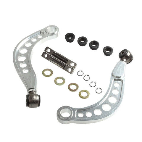 Adjustable Rear Upper Camber Control Arms Kit for 06-15 Honda Civic 1.8 Silver