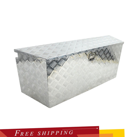 49"X15"X18.5" Heavy Duty Aluminum Truck Pickup Storage Tool box Lock Underbody