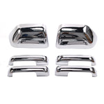 Top Mirror Cover Cap w/Handle Covers Trim for Ford F-250 F-350 F-450  Super Duty
