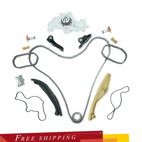 Timing Chain Kit Water Pump Fit 13-17 Ford Edge Taurus Lincoln MKS MKX 3.5 3.7L