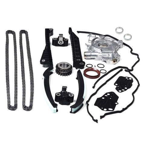 Fits 04-08 F150 Lincoln 5.4L 3V Timing Chain Triton Oil Pump Kit + Cover Gaskets