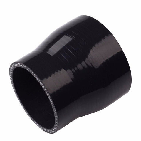 Black 3'' To 3.5'' (76-89mm) Straight Silicone Hose Reducer Turbo  Coupler