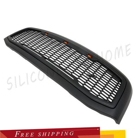 LED Grille Replacement Full Grill For 06-08 Dodge Ram 1500 / 06-09 Ram HD