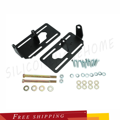 For 88-98 2WD GM Truck LS2 LS6 LSX Conversion Engine Mounts LS1 Swap Adjustable