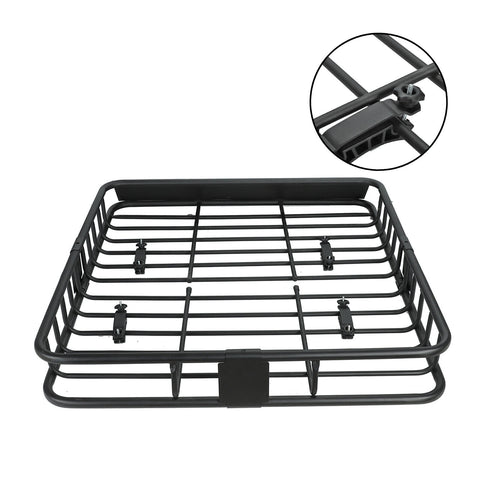 New Black Heavy Duty 43" Steel Roof Rack Cargo Carrier Luggage Top For Truck SUV