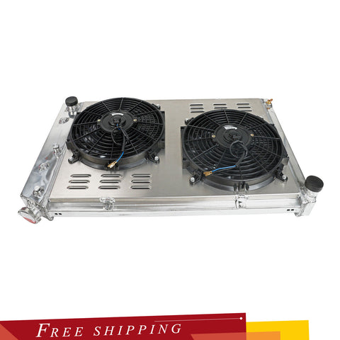 Radiator Shroud Fan 3Row Aluminum Fit Chevy 1970-1981 Camaro/1978-87 Monte Carlo