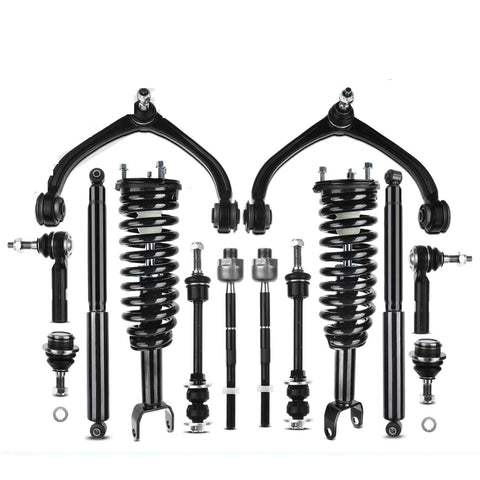 14x Front & Rear Strut & Coil Spring Control Arm Kit for Dodge Dakota 05-09 RWD