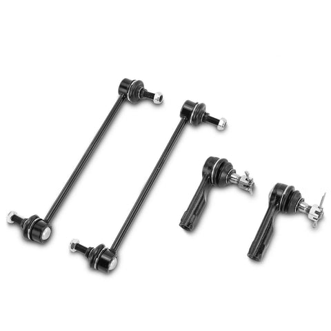 4x Front Side Stabilizer Bar Link & Tie Rod End for Mazda MPV Protege Protege5