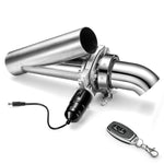 3 Inch Stainless Steel Remote Electric Exhaust Cutout Kit Y Pipe