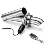 3 Inch Stainless Steel Remote Electric Exhaust Cutout Kit Y Pipe