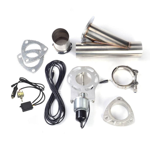 3 Inch Plum-shaped Unilateral Manual Exhaust Cutout Kit