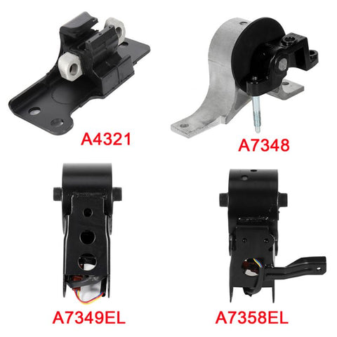 Front Engine Mount(E10437001CP) For Civic Del Sol CRV / Acura Integra EL  - 2 Piece